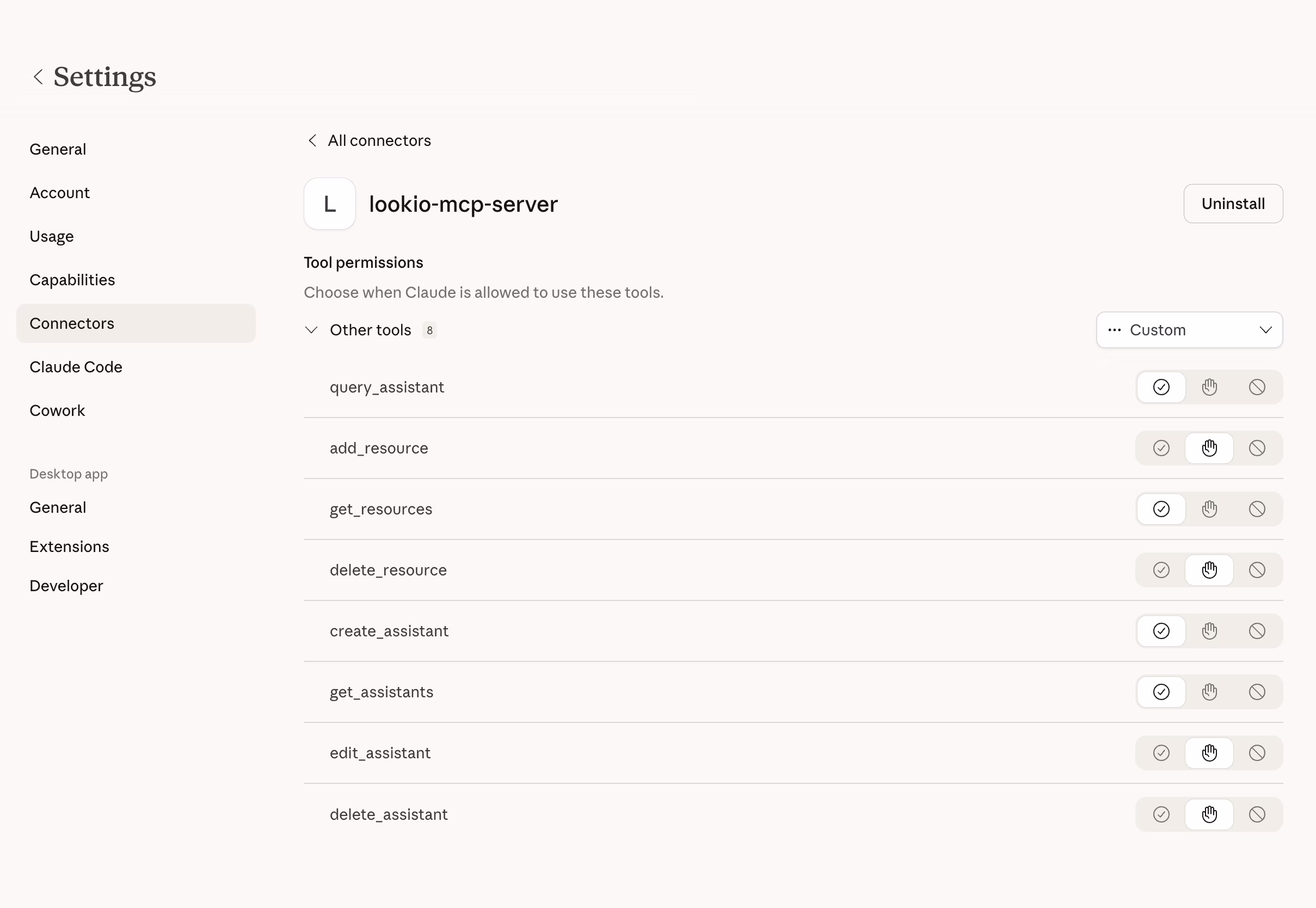 AI agent querying Lookio for SEO content